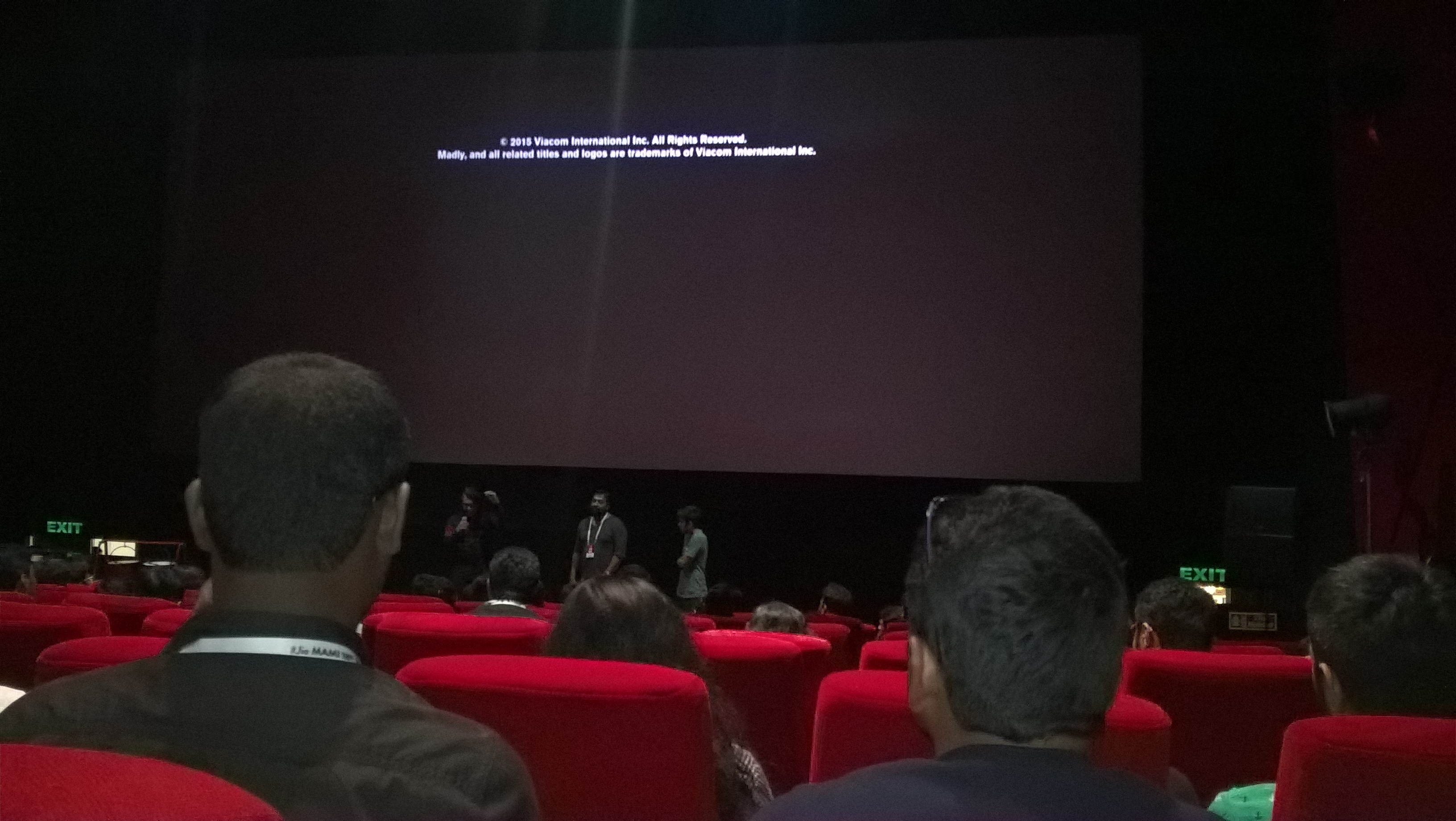 Anurag Kashyap at the Q & A session of Madly post it's screening at the Jio MAMI 18th Mumbai Film Festival